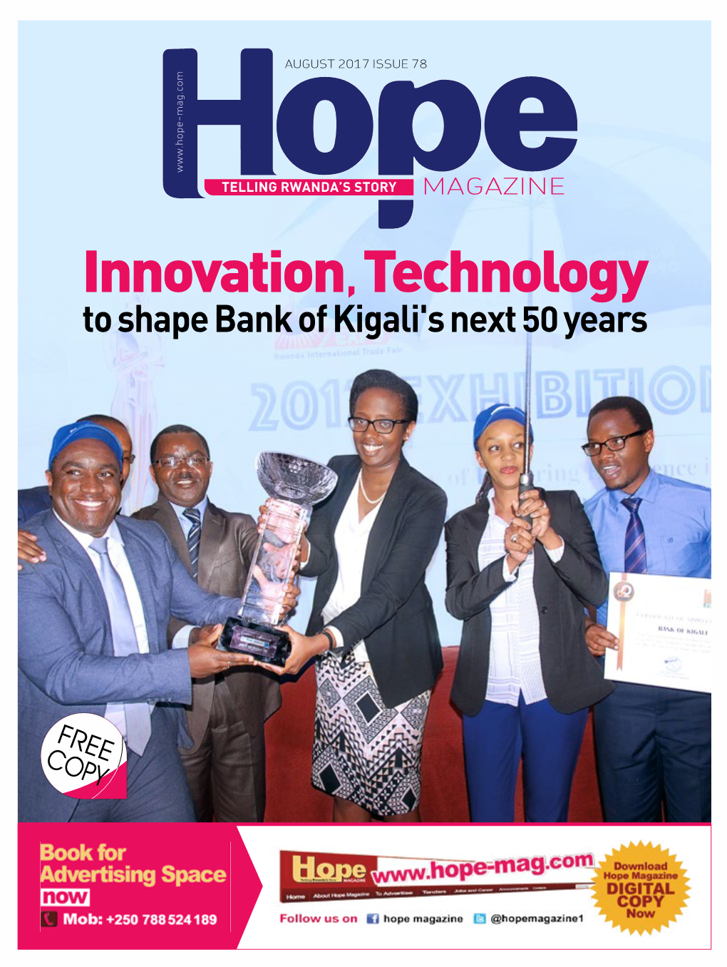 Innovation, Technology to Shape Bank of Kigali's Next 50 Years