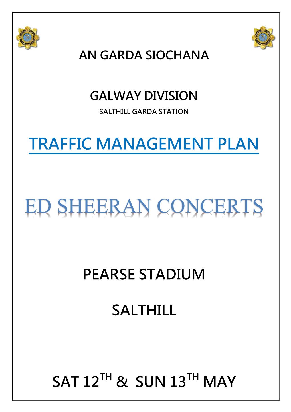 Ed Sheeran Concerts