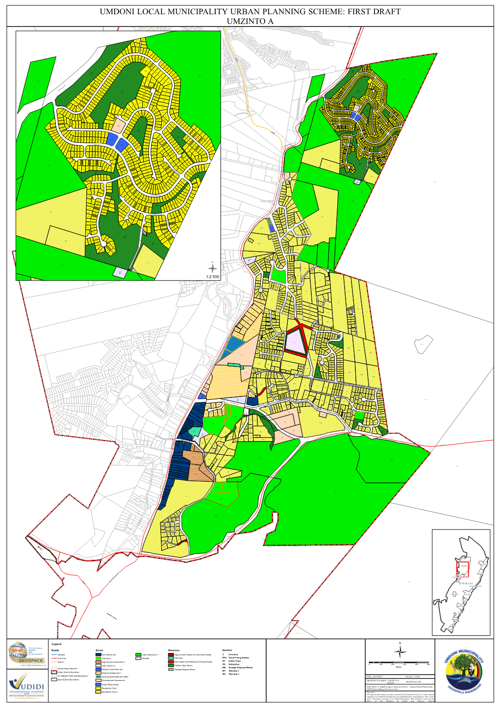 Umdoni Local Municipality Urban Planning Scheme: First Draft Umzinto A