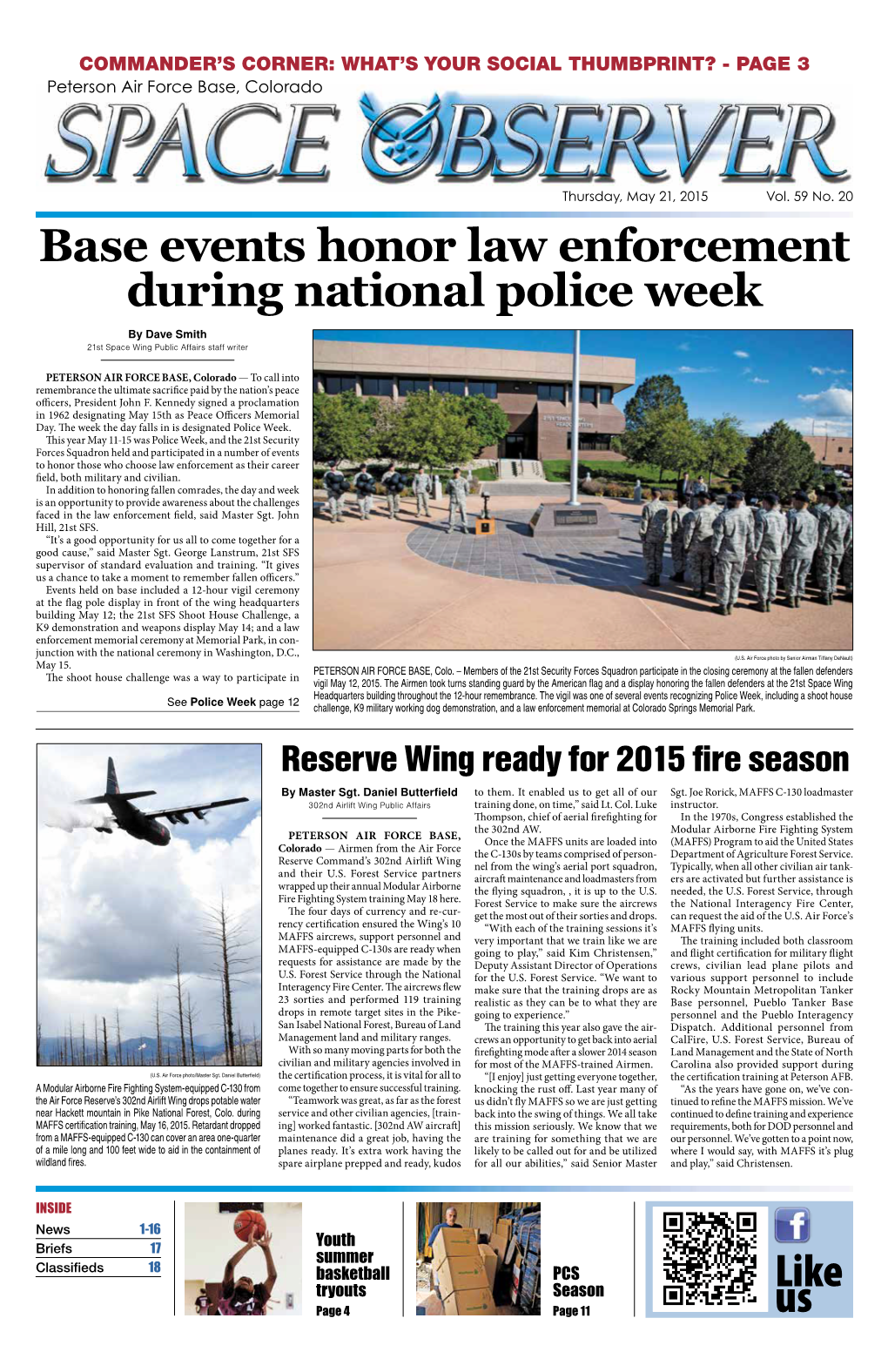 Like Us Base Events Honor Law Enforcement During National Police Week