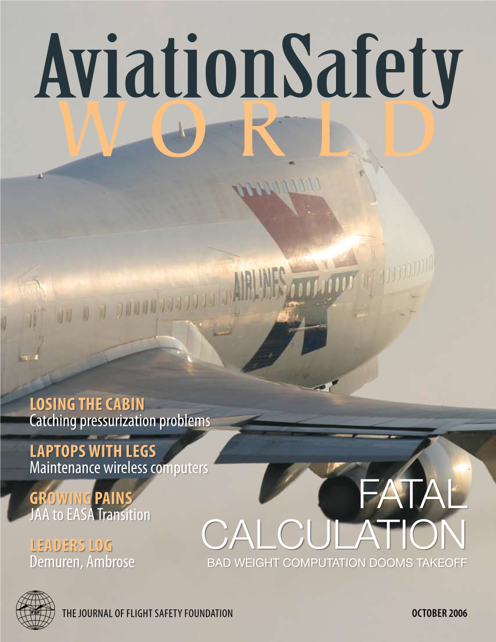 Aviation Safety World, October 2006