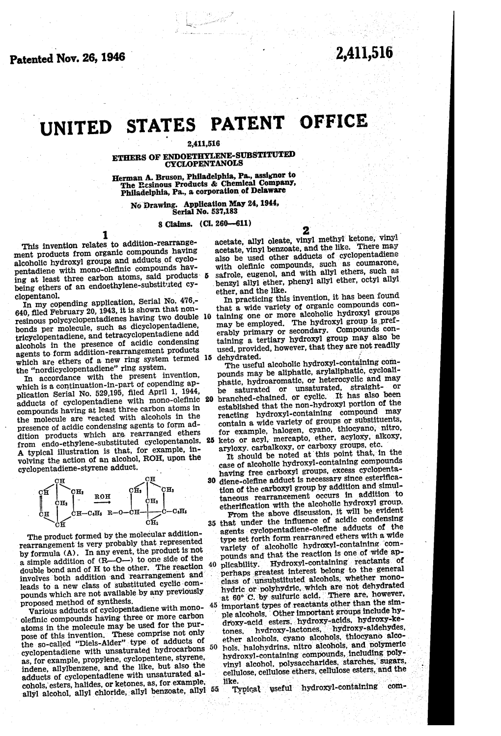 UNITED STATE S PATENT OFFICE