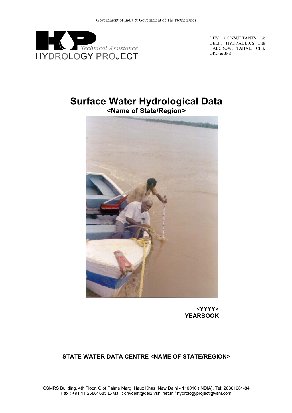 Surface Water Hydrological Data