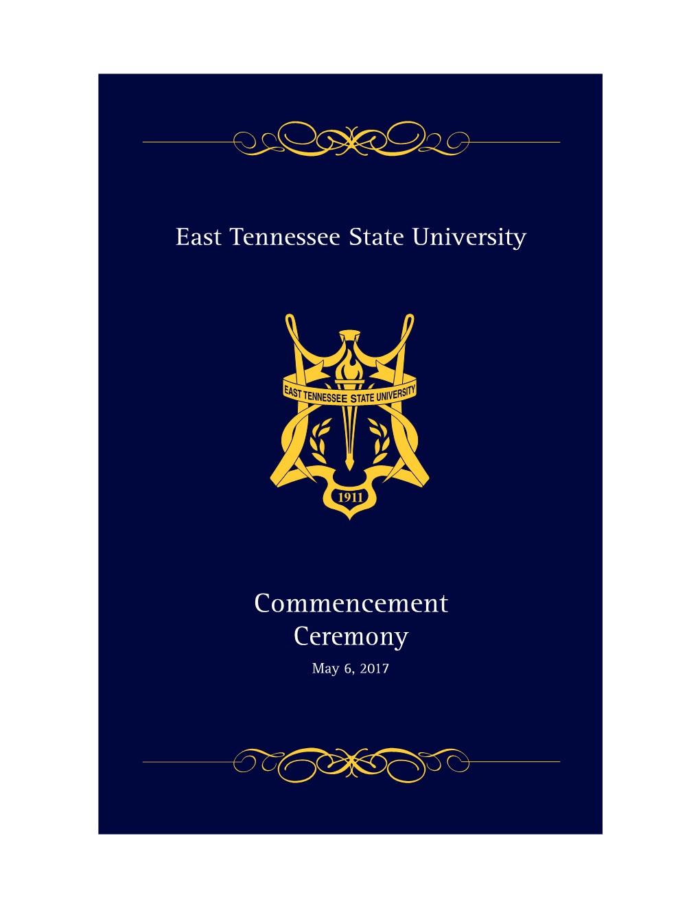 Commencement Ceremony May 6, 2017 BANNERS