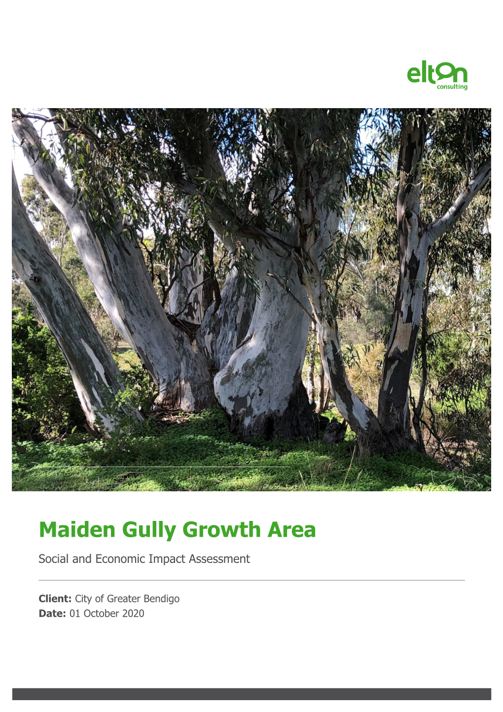 Maiden Gully Growth Area
