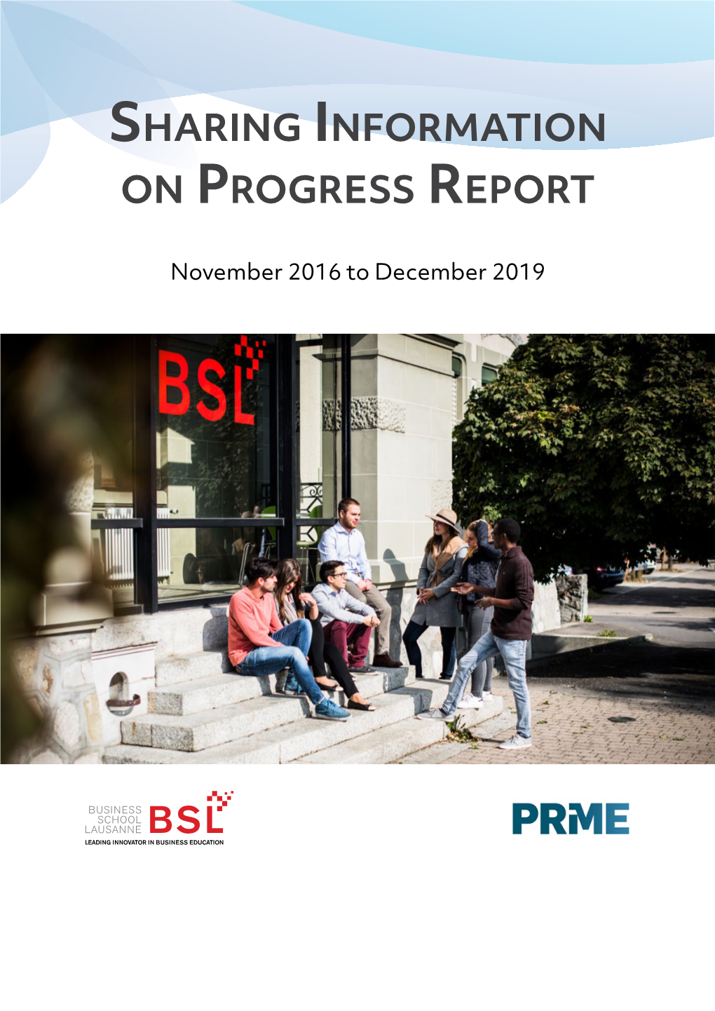 Sharing Information on Progress Report