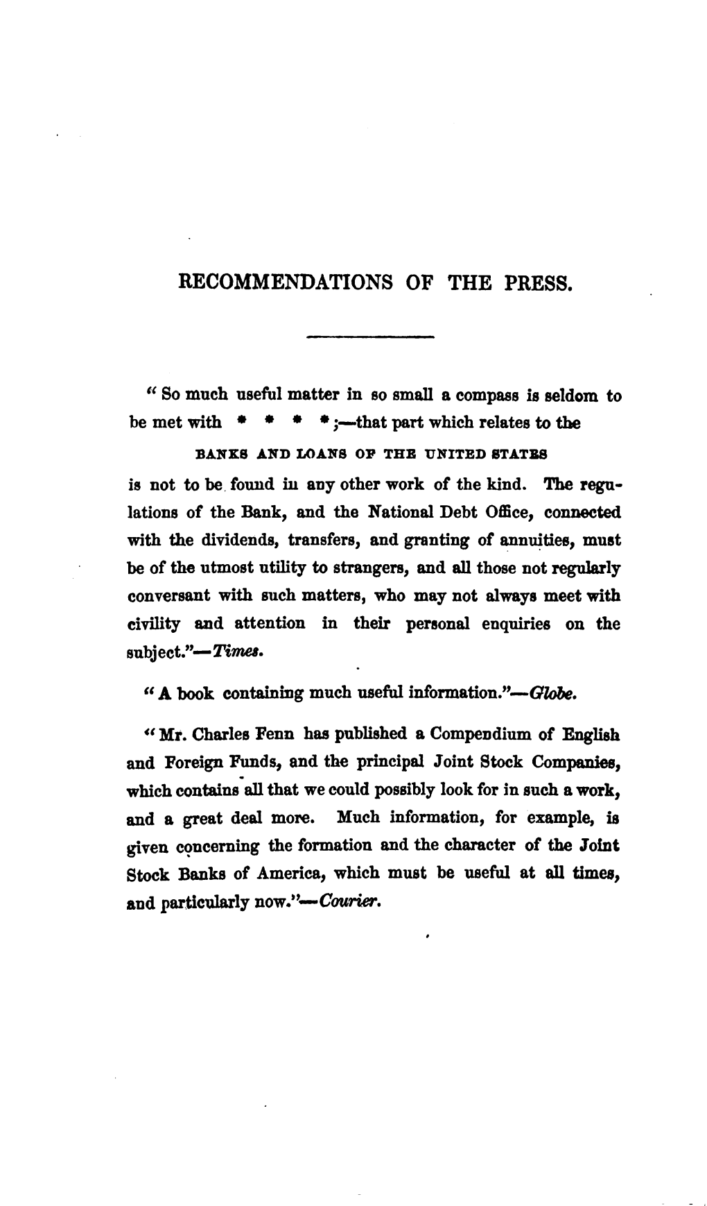 Fenn on the Funds 2Nd Edition 1838