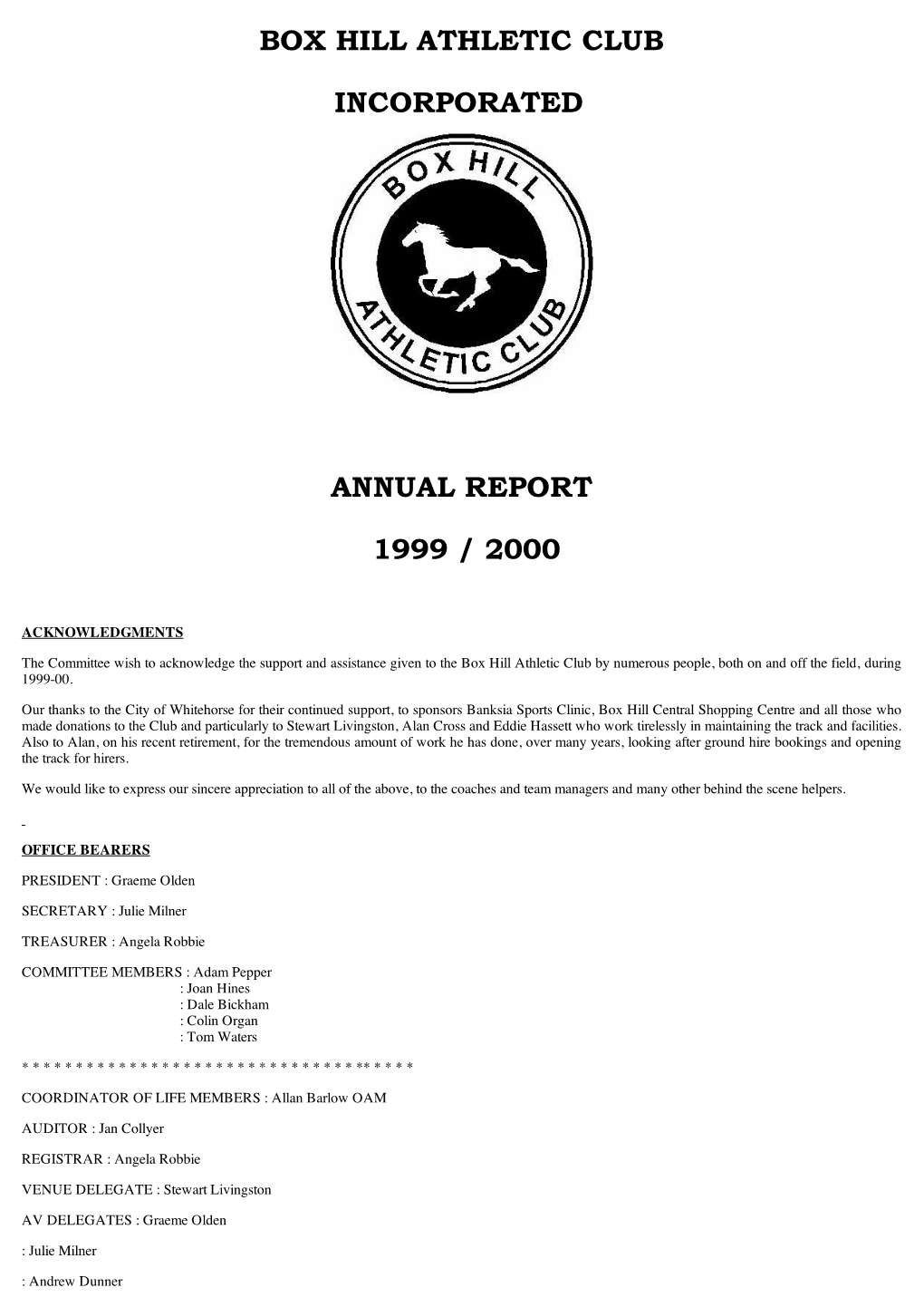 2000 Annual Report