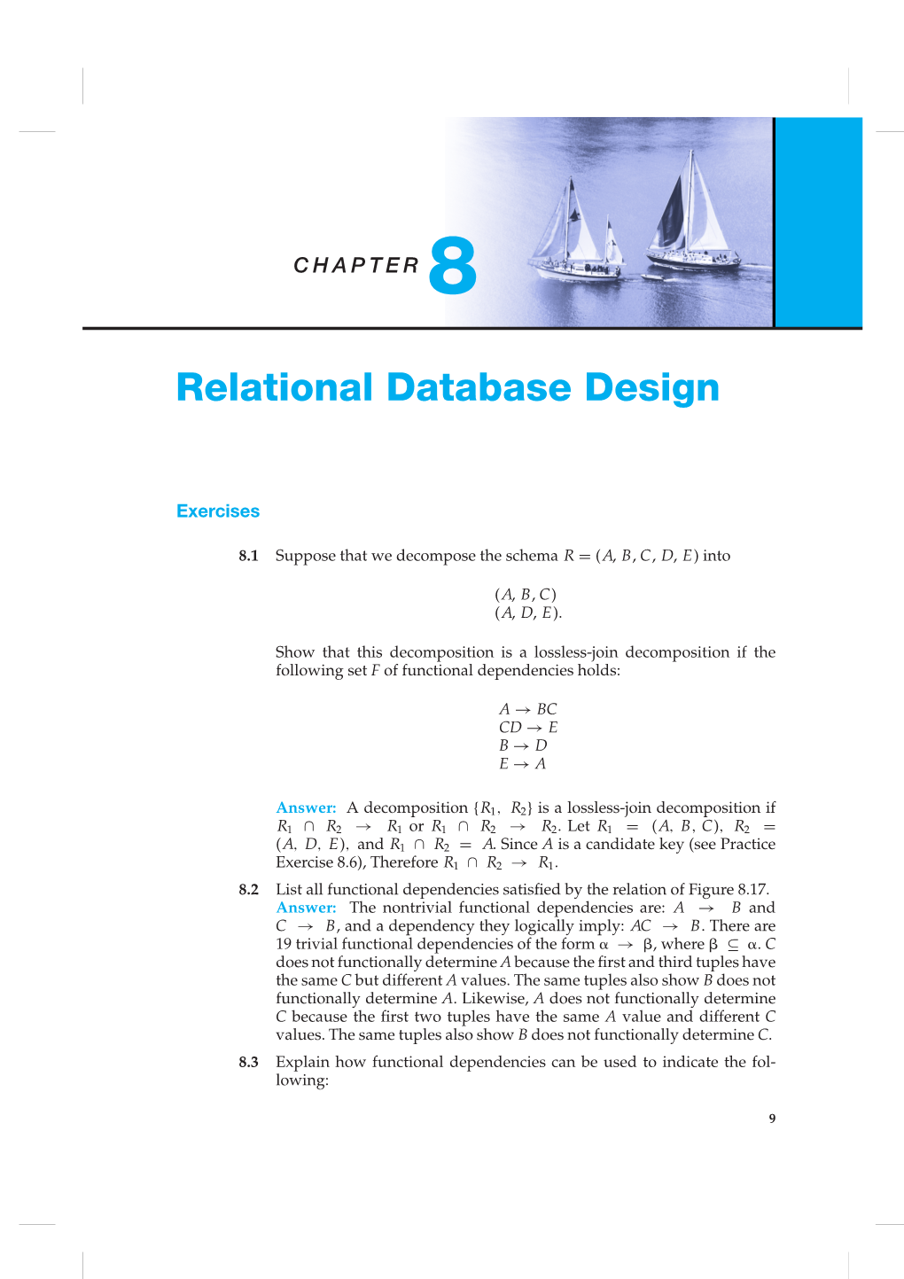 Relational Database Design