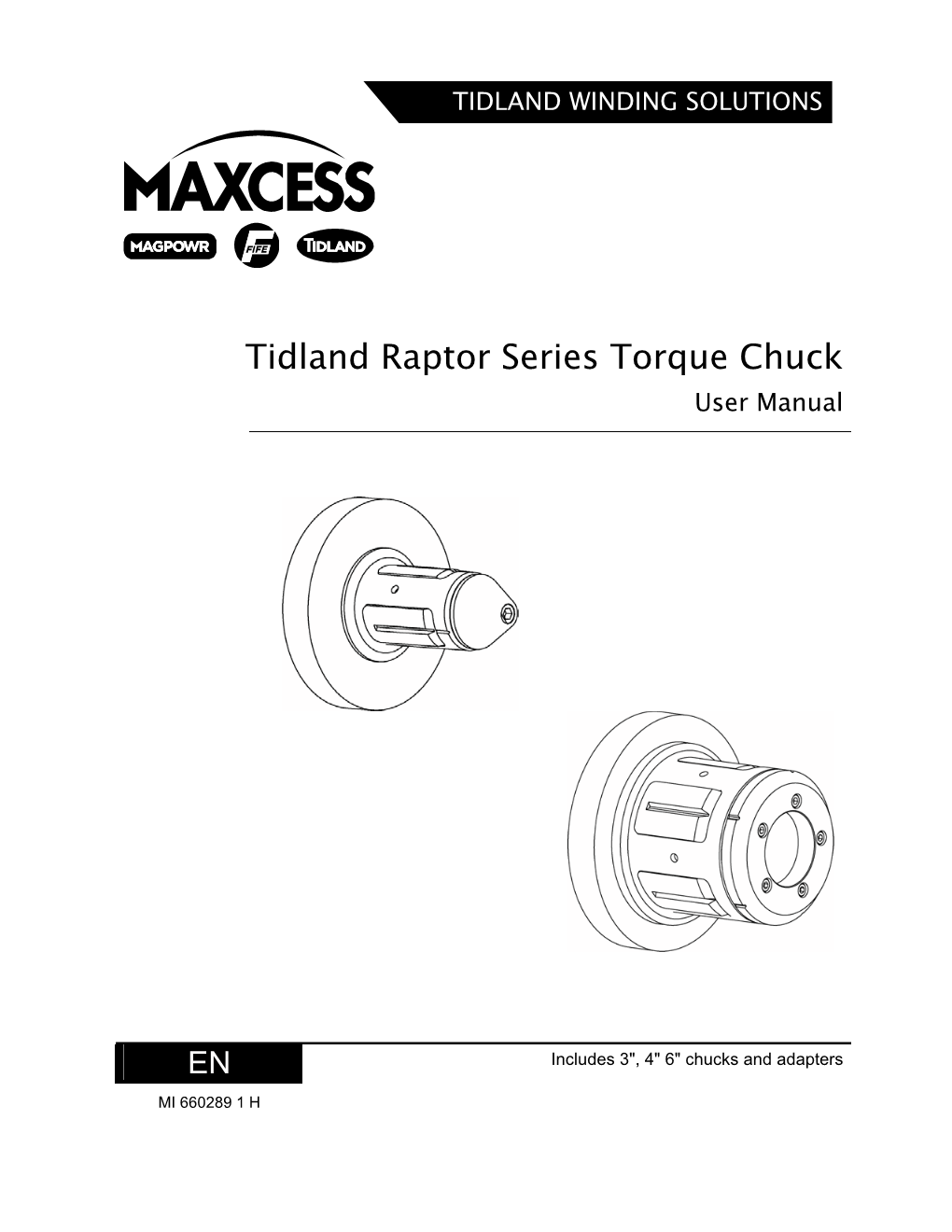 Raptor Torque Chuck User Manual: Tidland