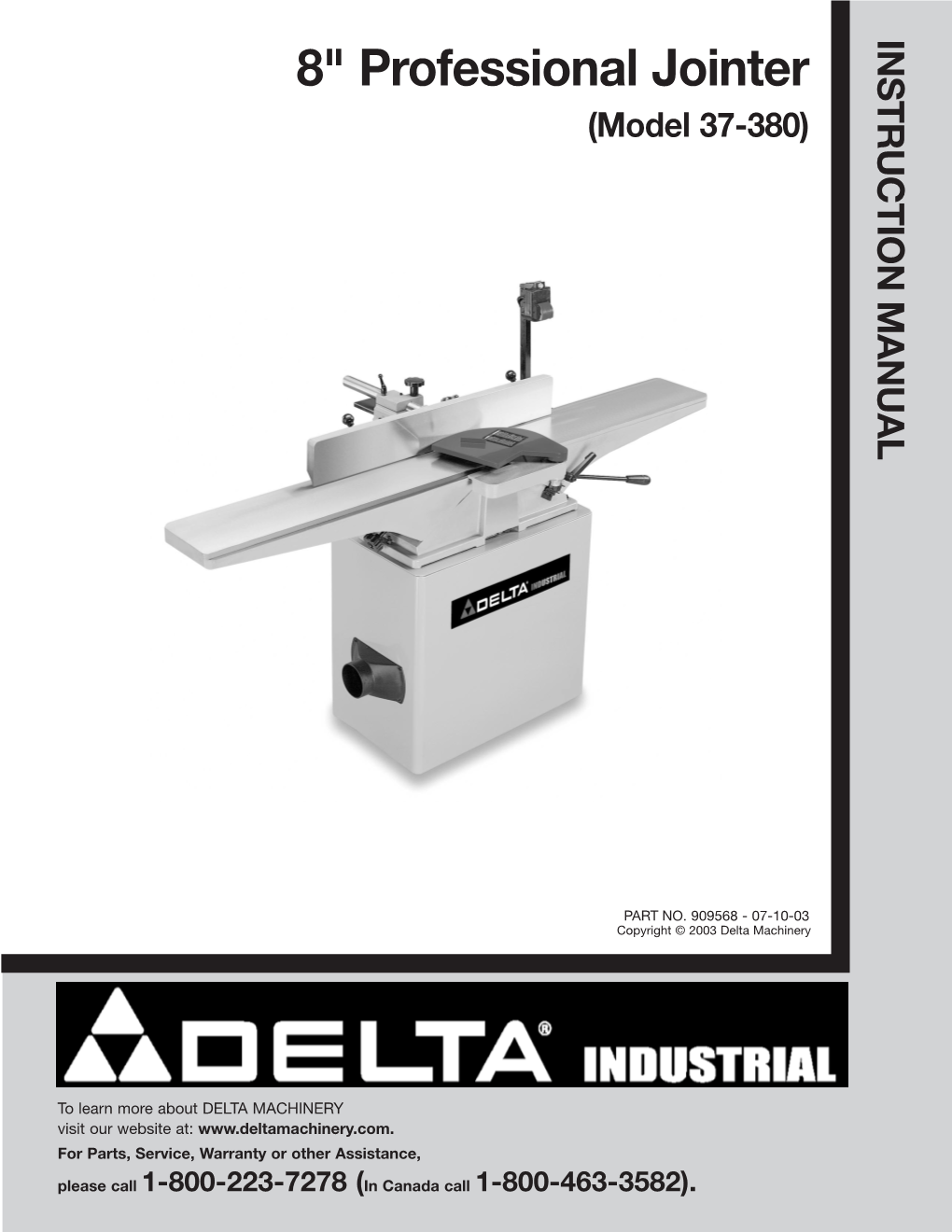 8" Professional Jointer Professional 8"