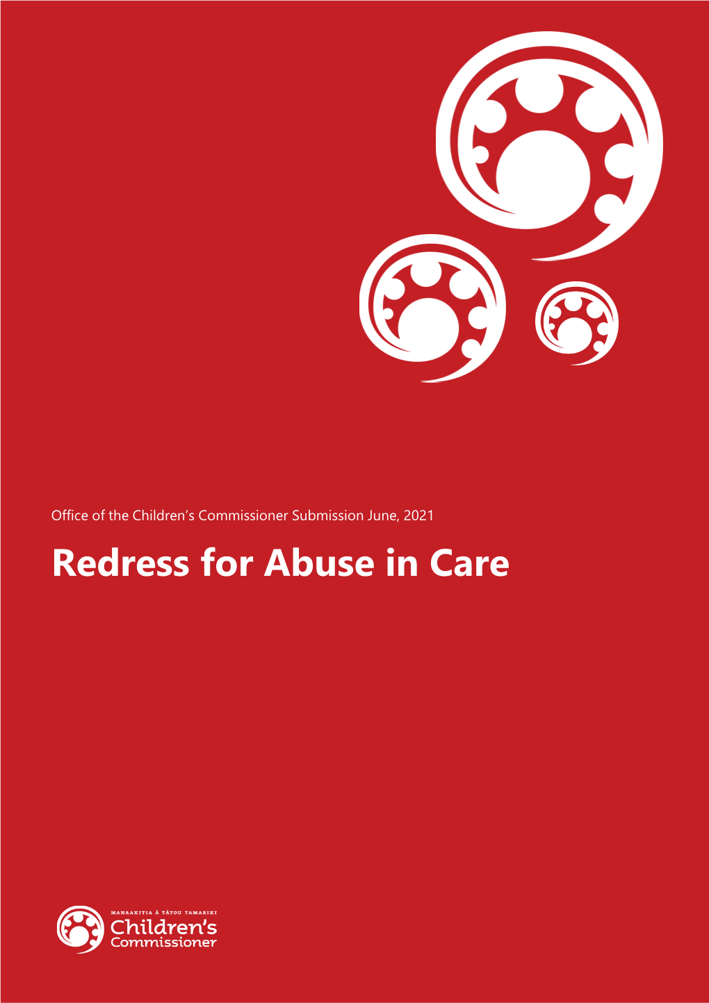 OCC Abuse in Care Redress Submission