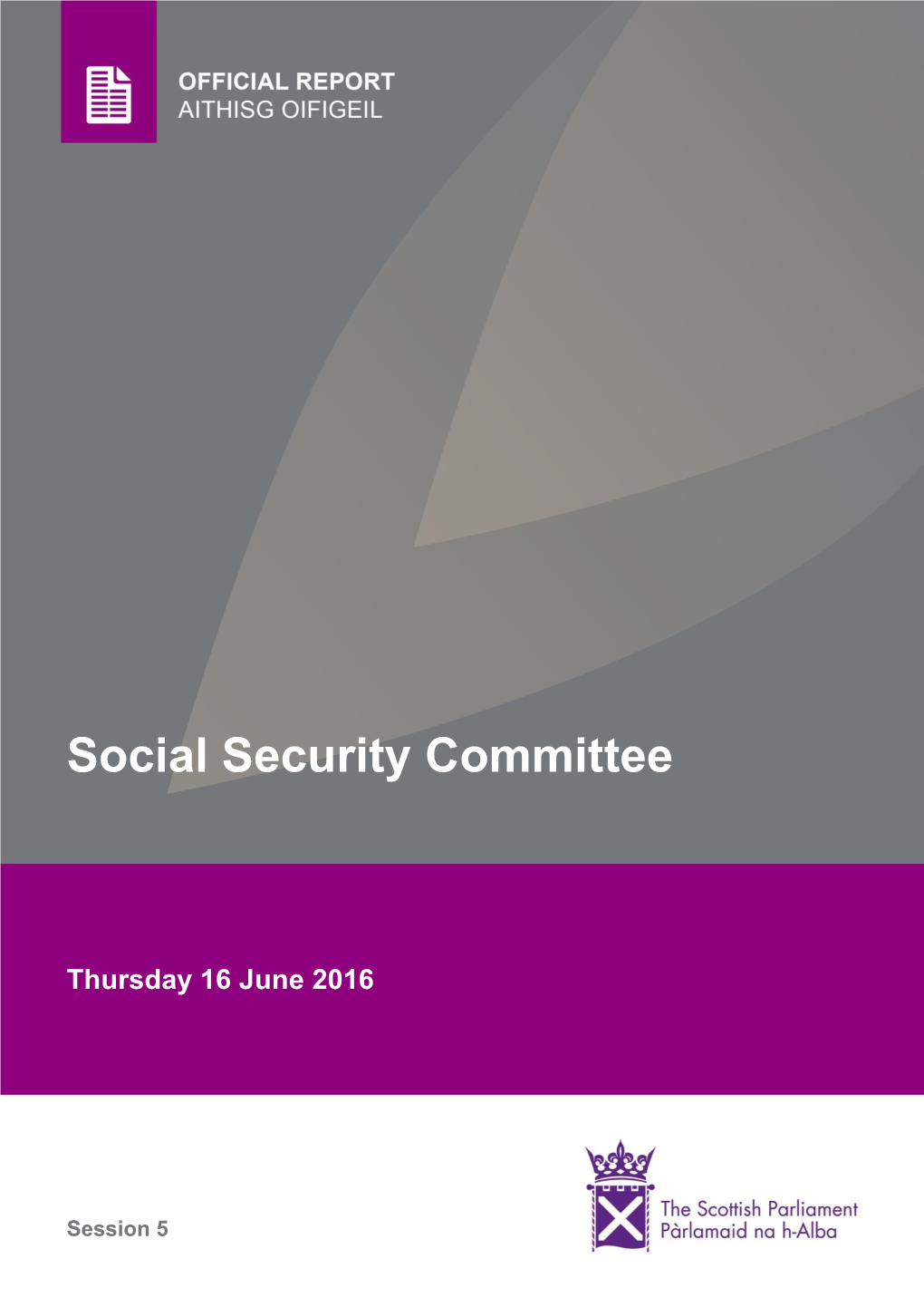 Social Security Committee