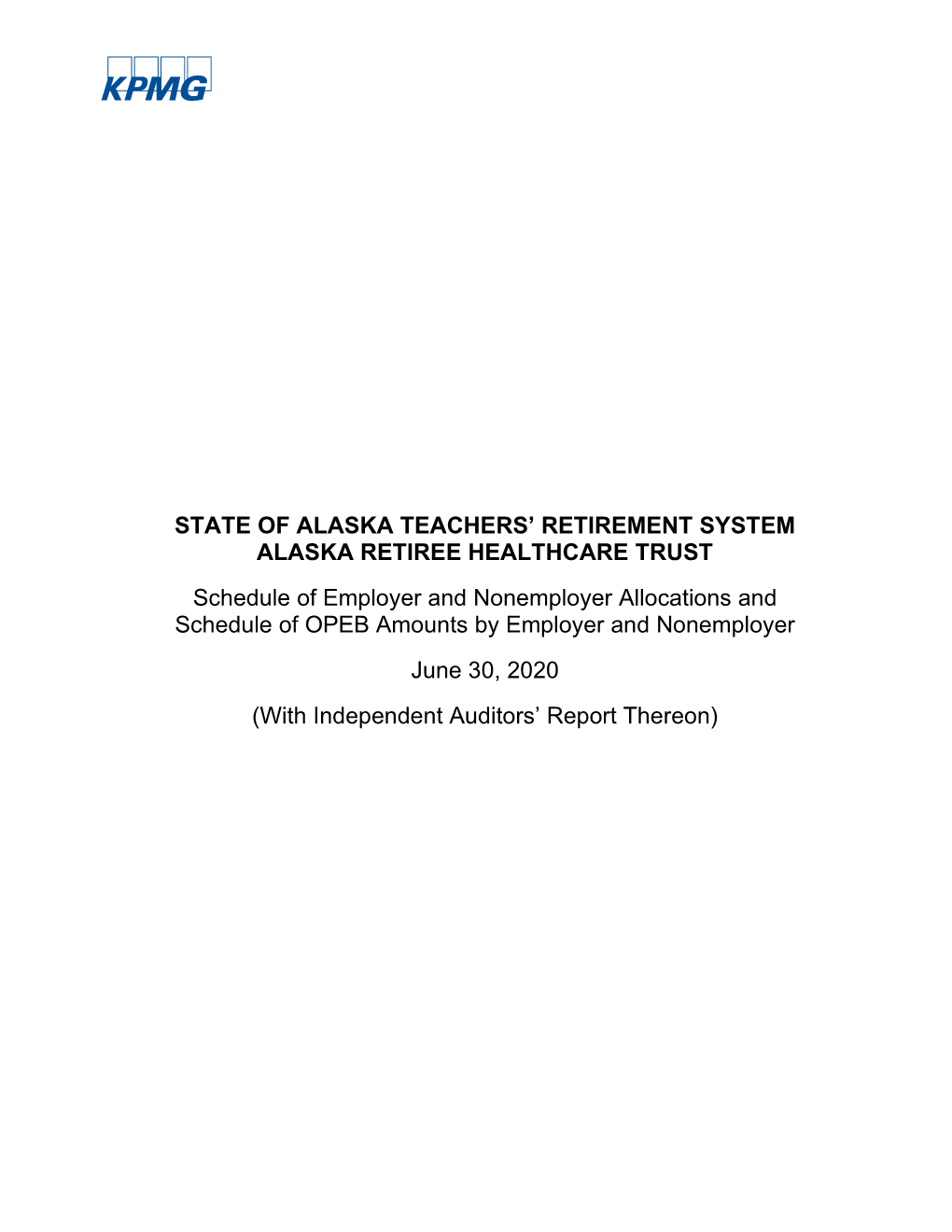 TRS Alaska Retiree Healthcare Trust