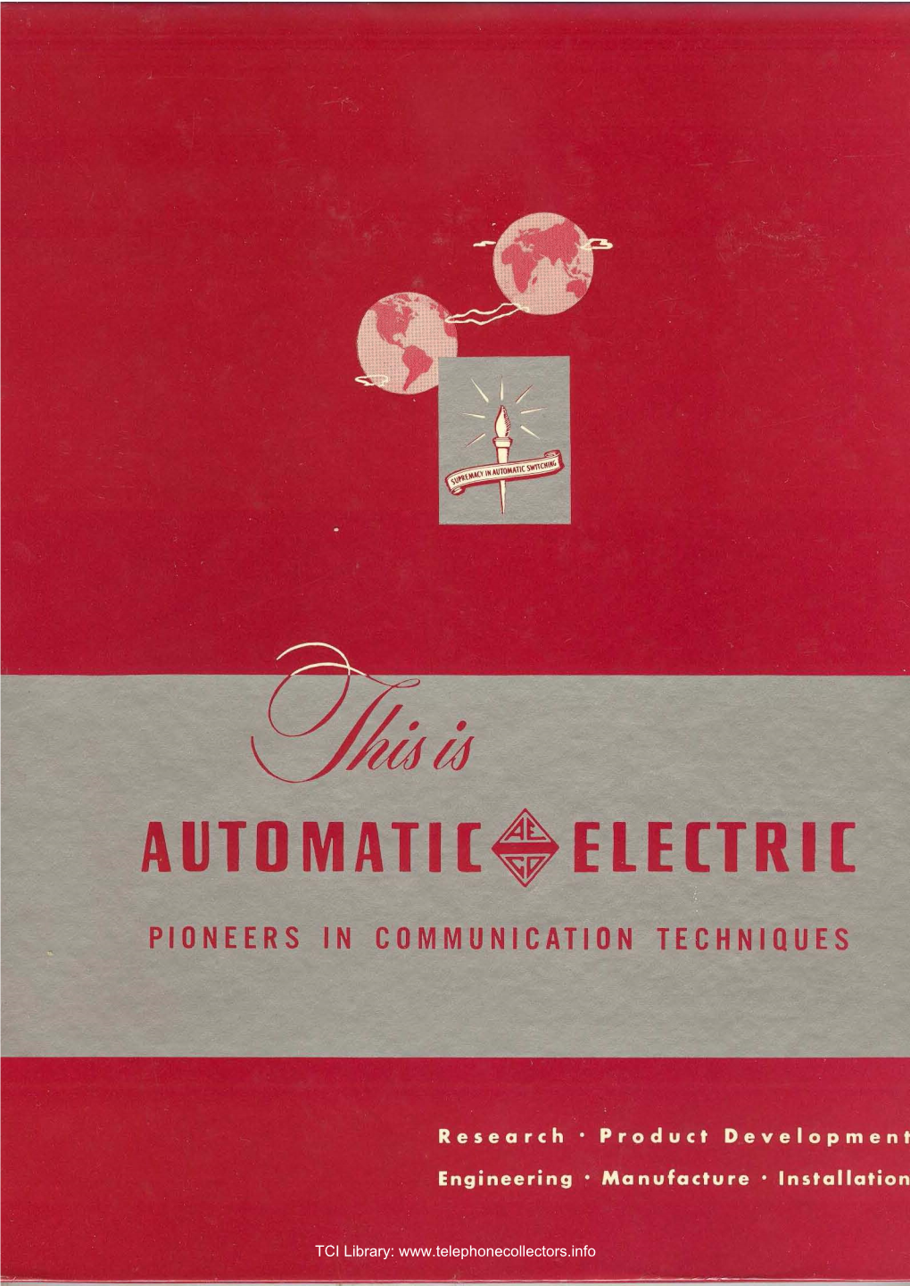 This Is Automatic Electric 1955