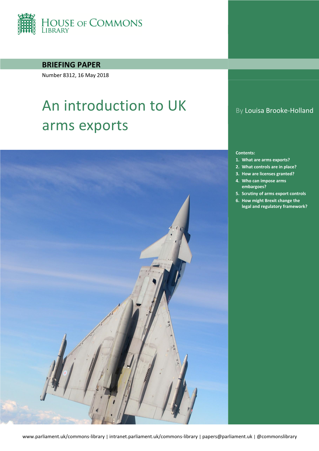 An Introduction to UK Arms Exports
