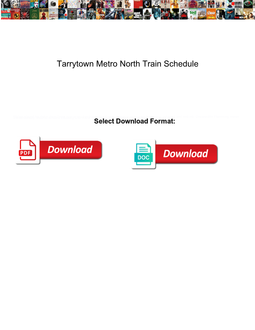 Tarrytown Metro North Train Schedule Rules