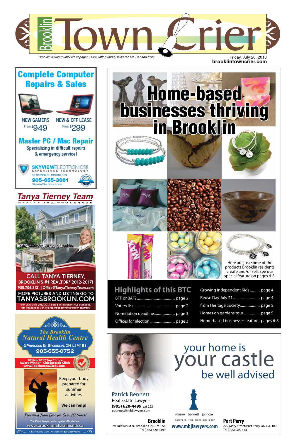 Home-Based Businesses Thriving in Brooklin