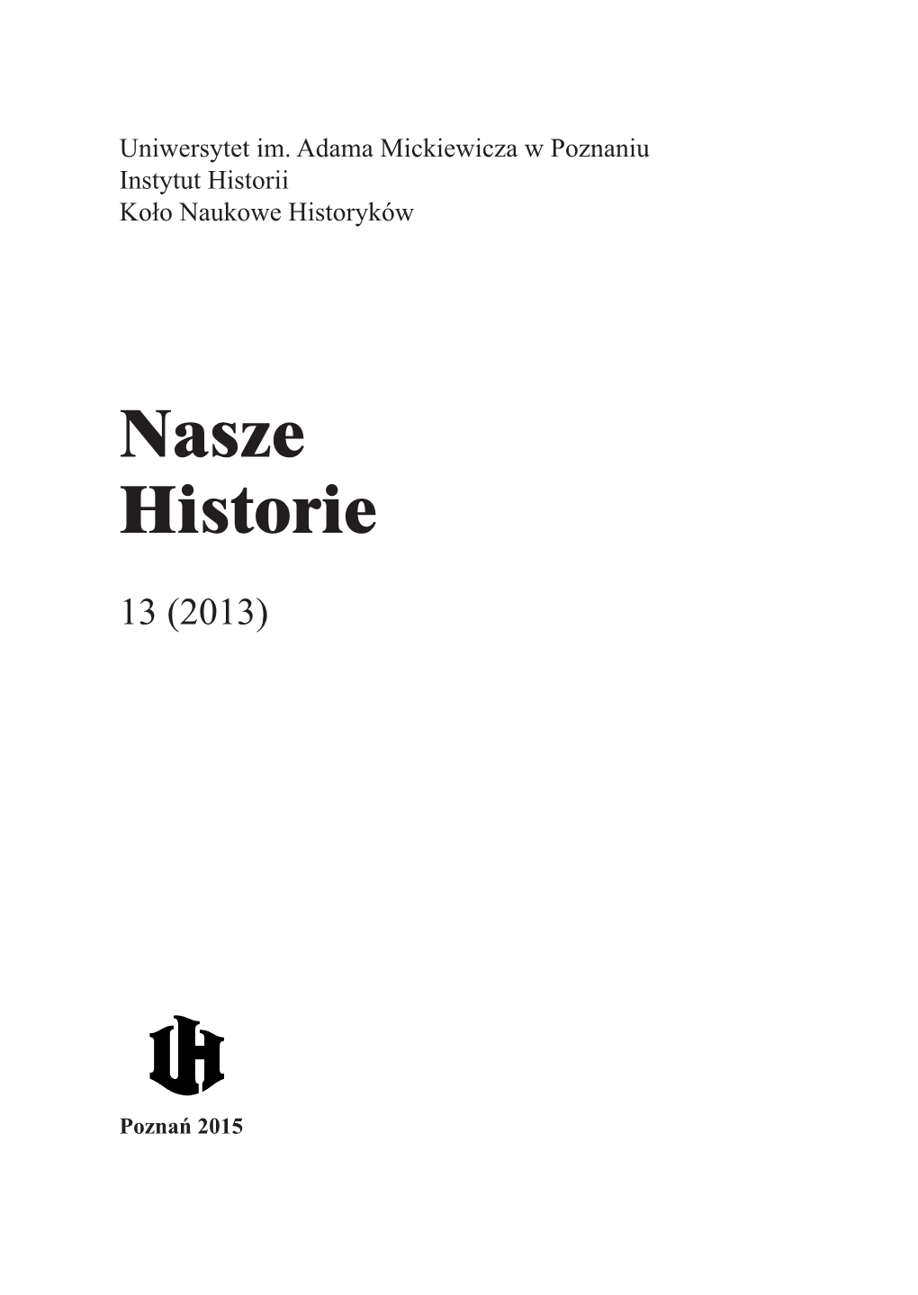 Nasze Historie 13