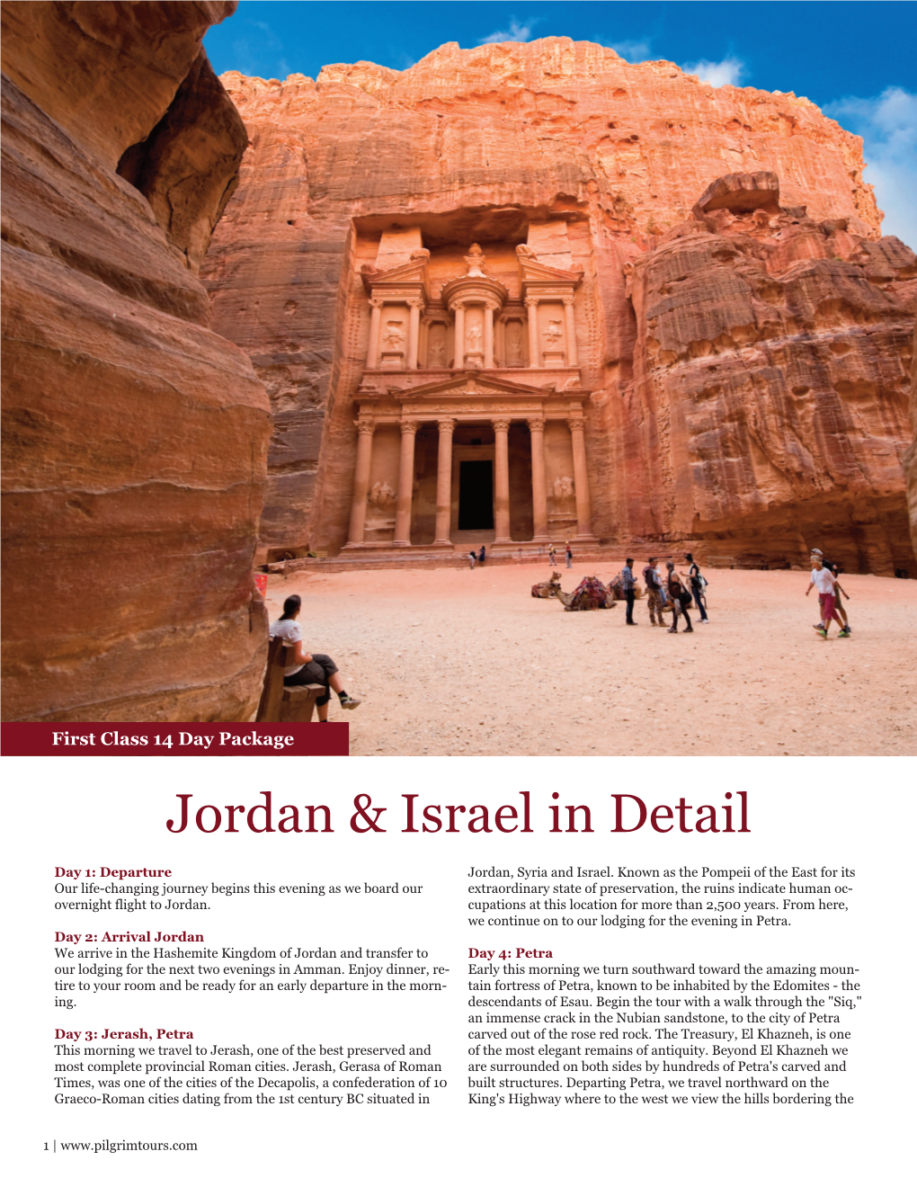 Jordan & Israel in Detail