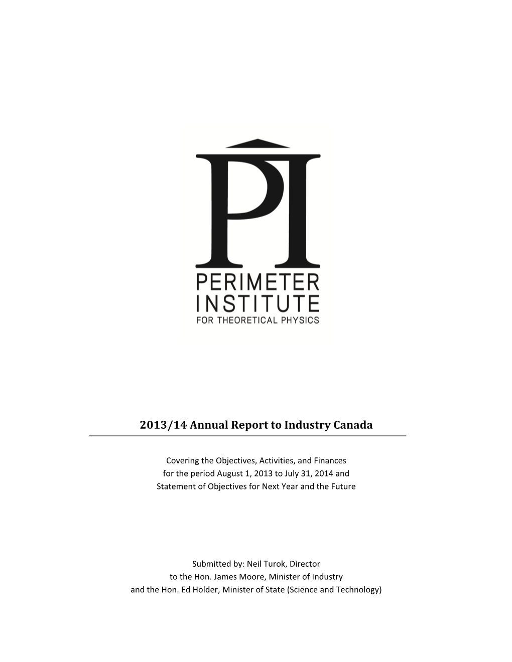 2013/14 Annual Report to Industry Canada