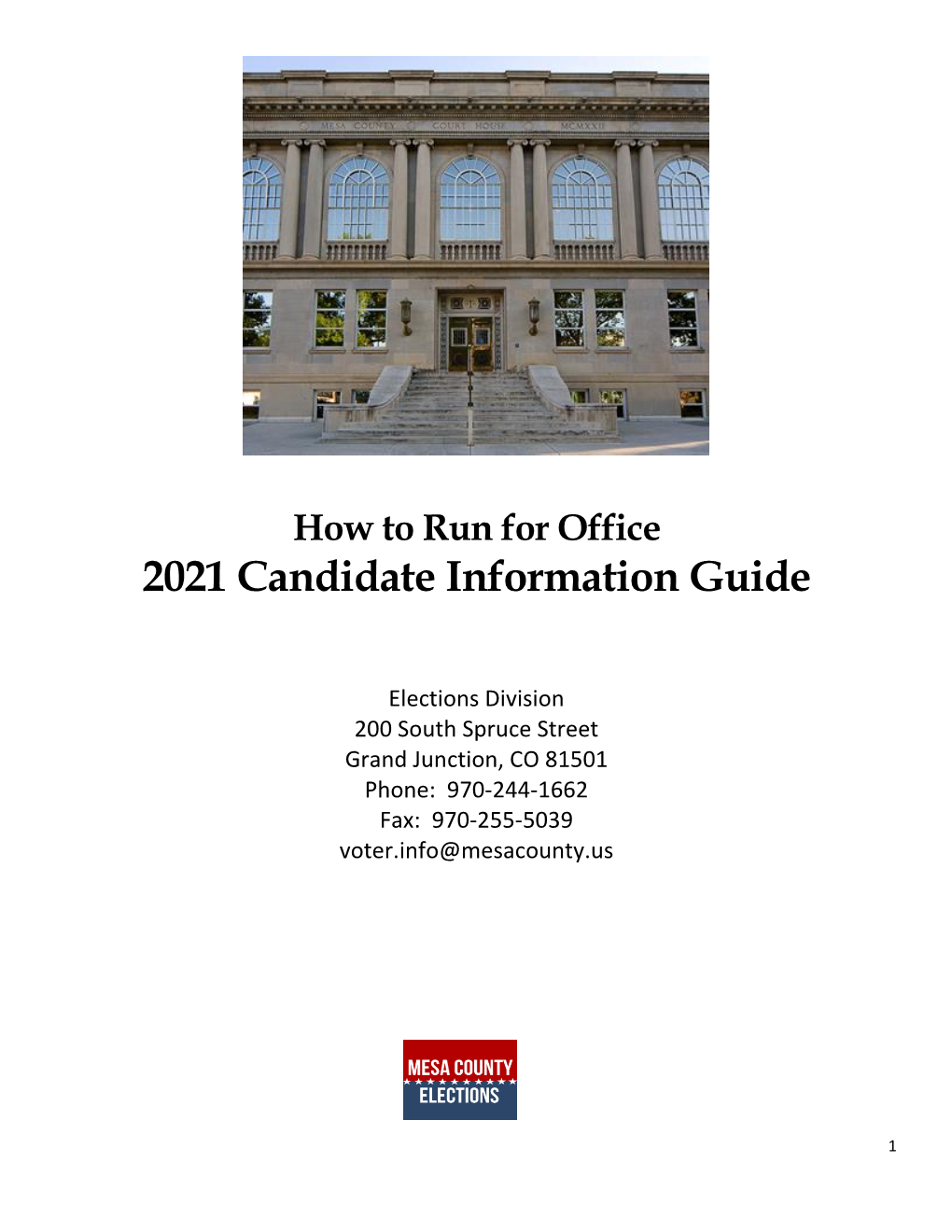2021 Candidate Information Guide