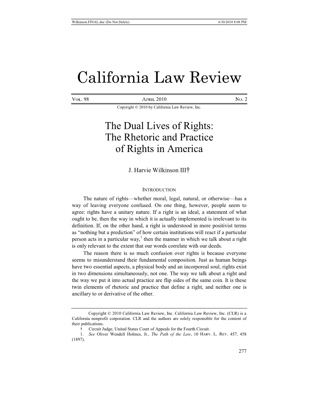 California Law Review