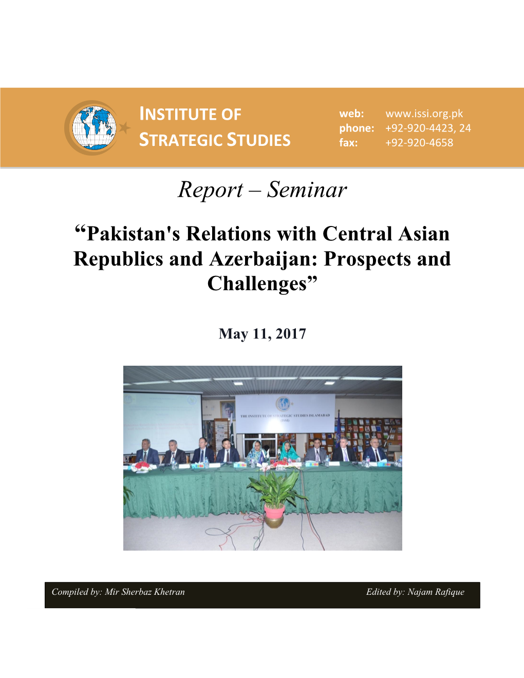 Report – Seminar