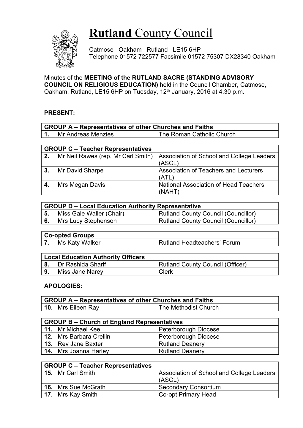 Rutland County Council