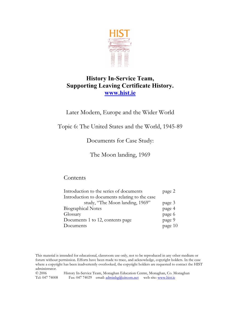 Moon Document Price of Space