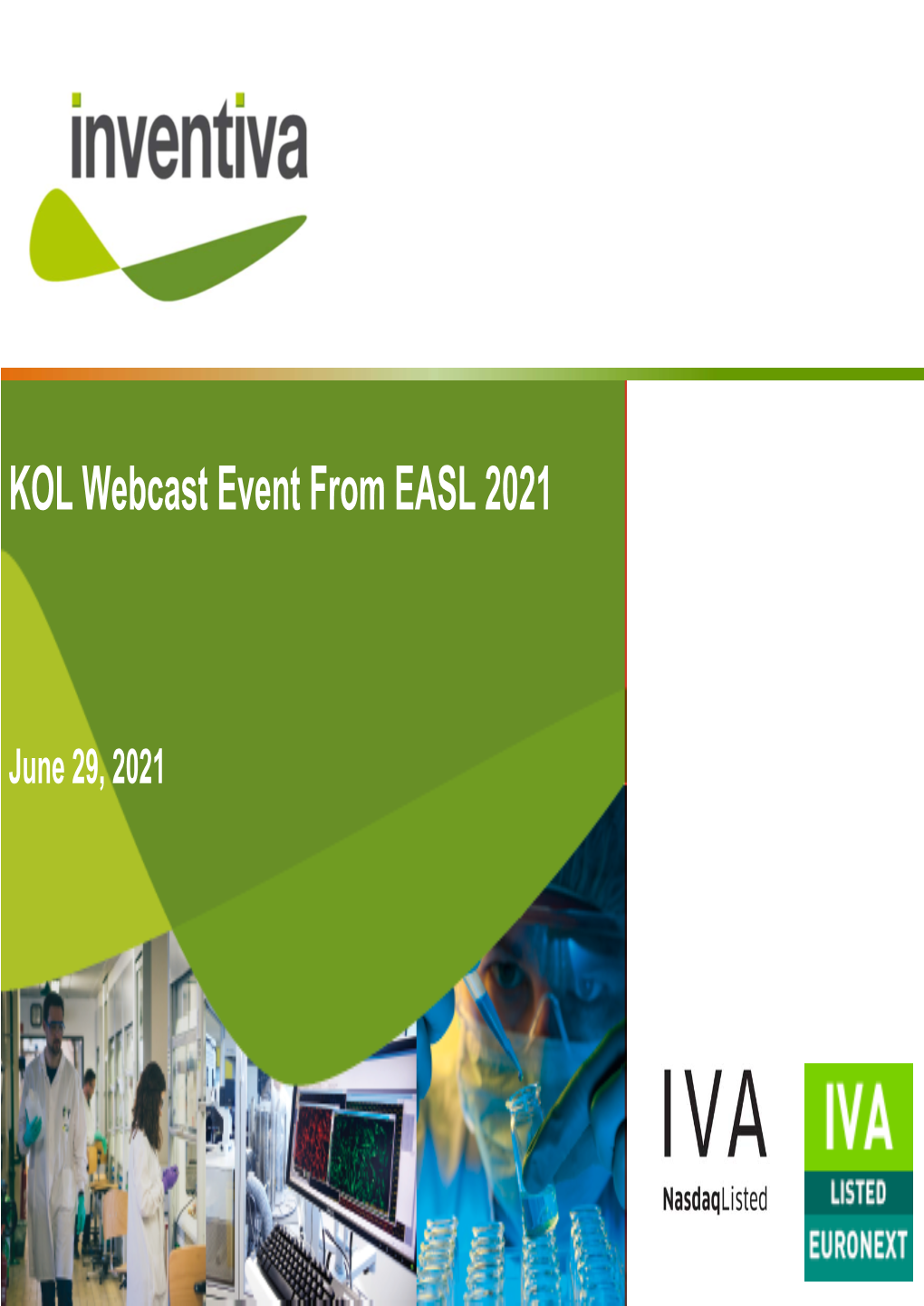 Inventiva's KOL Webcast Event from EASL 2021