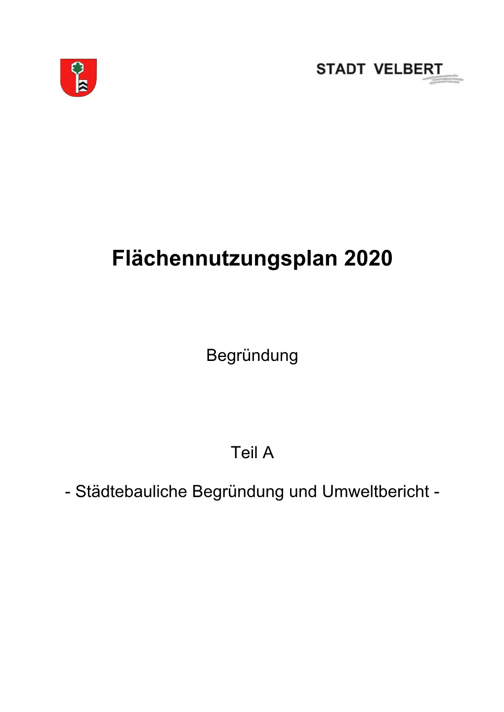 Flächennutzungsplan 2020