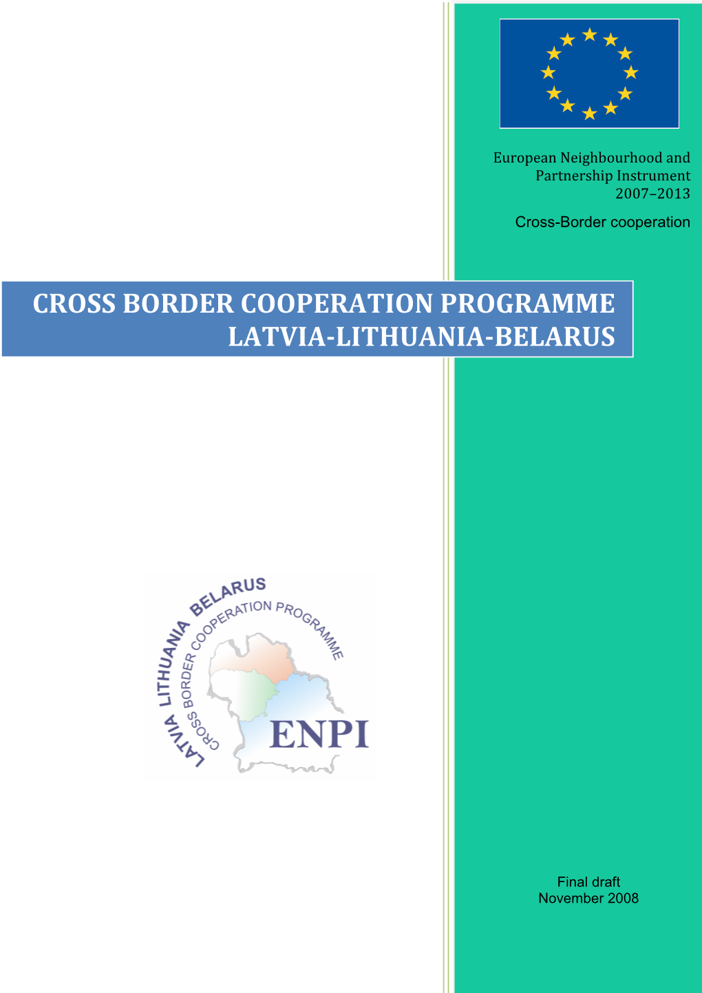 Cross Border Cooperation Programme