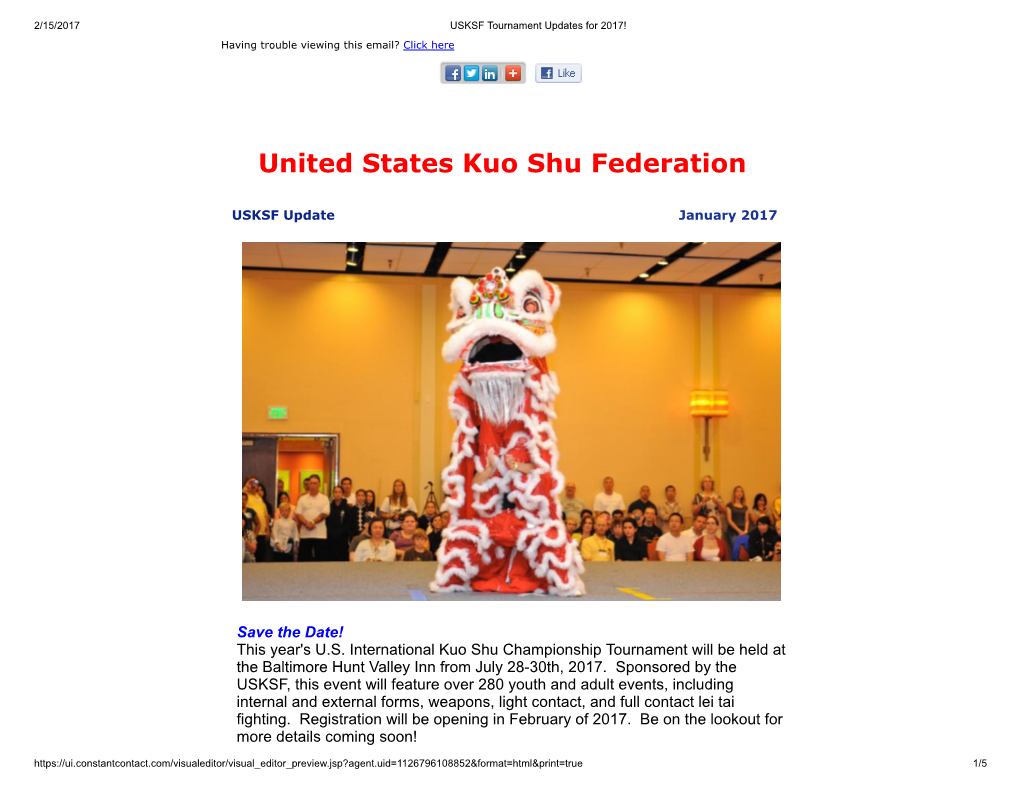 United States Kuo Shu Federation