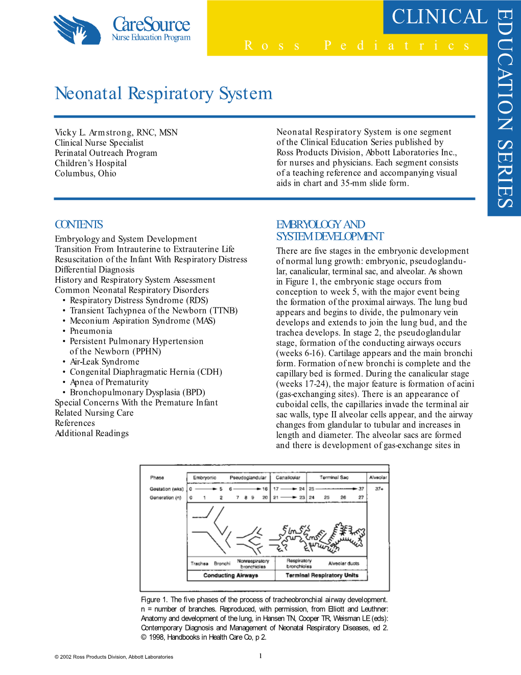 Neonatal Respiratory System