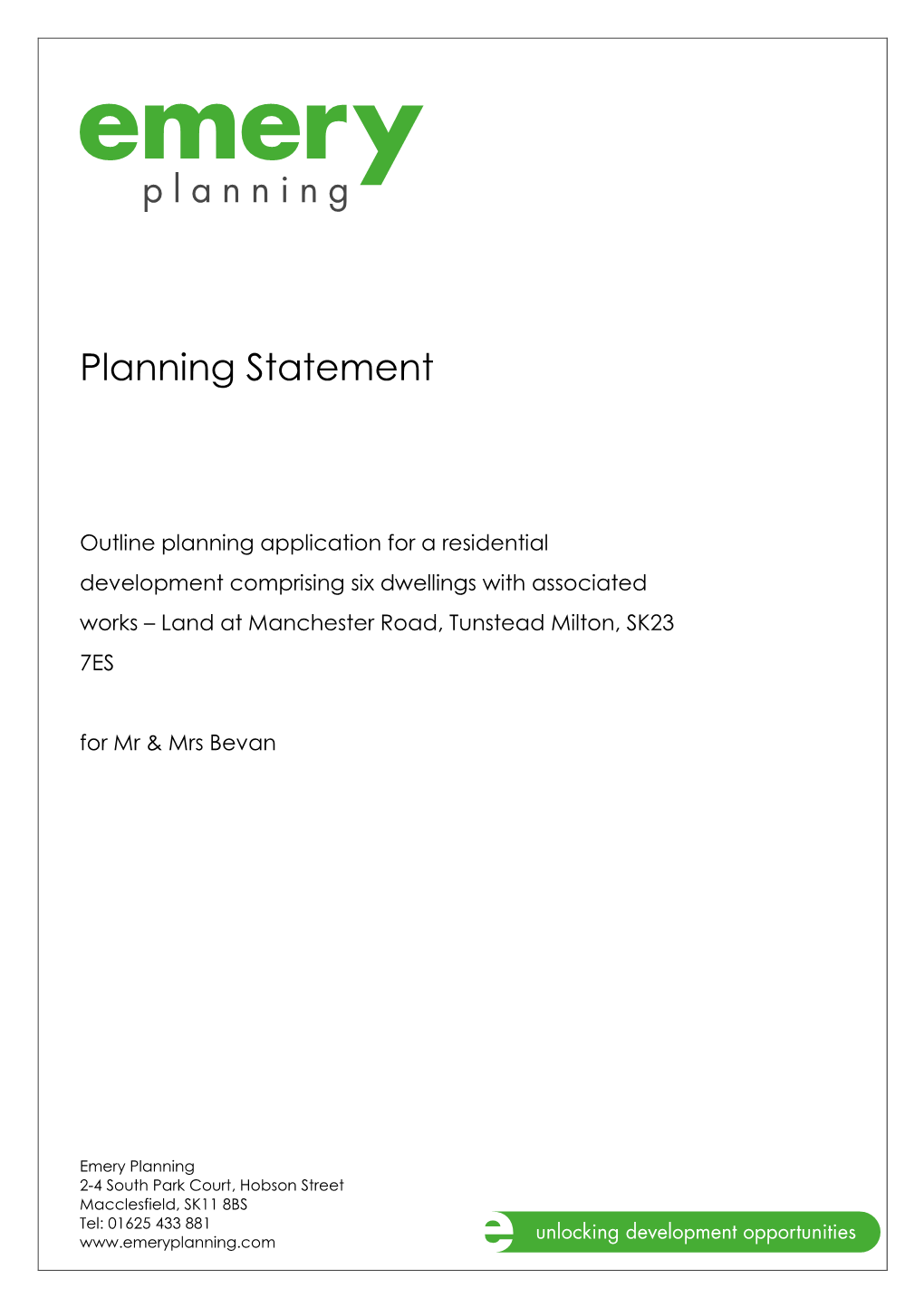 Planning Statement