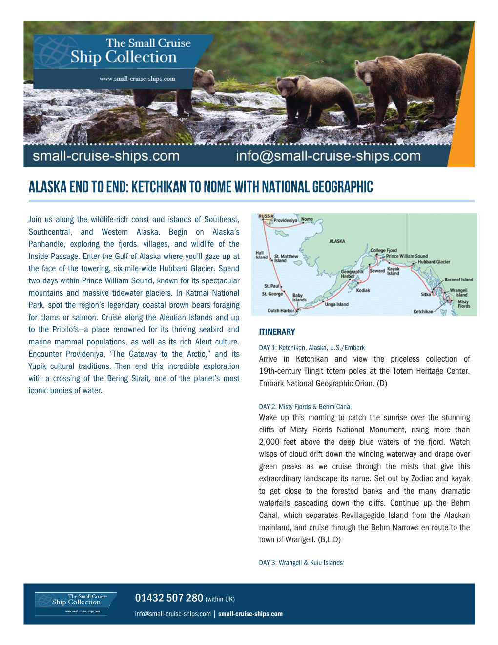 Alaska End to End: Ketchikan to Nome with National Geographic