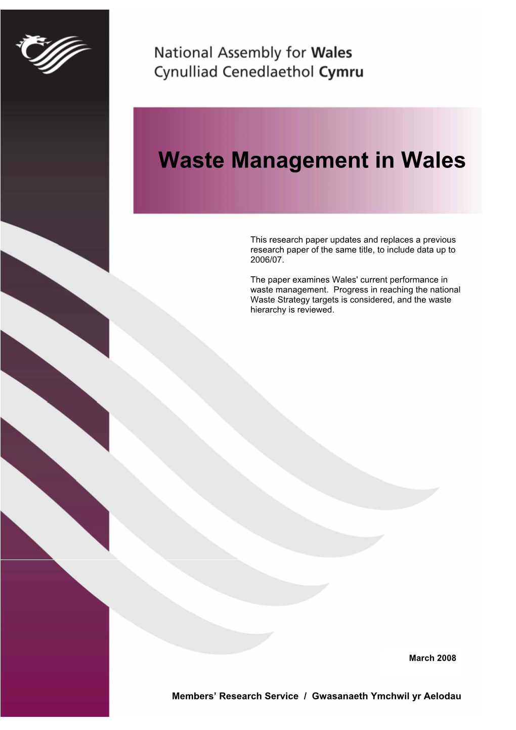 Waste Management in Wales