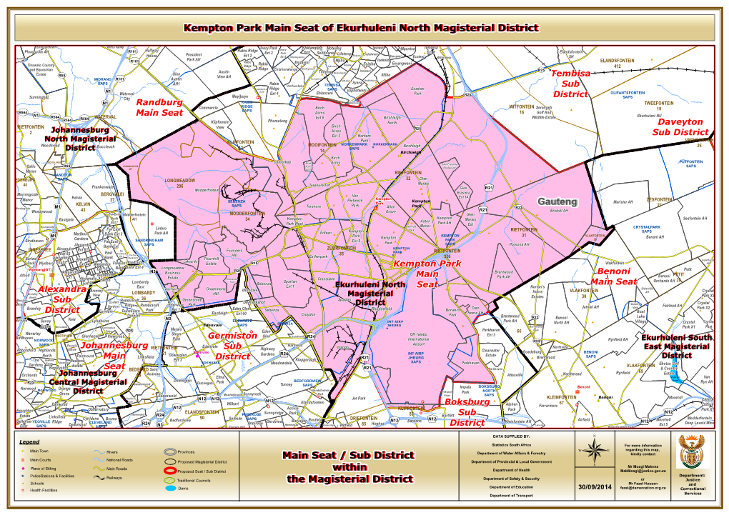 Kempton Park Main Seat of Ekurhuleni North Magisterial District