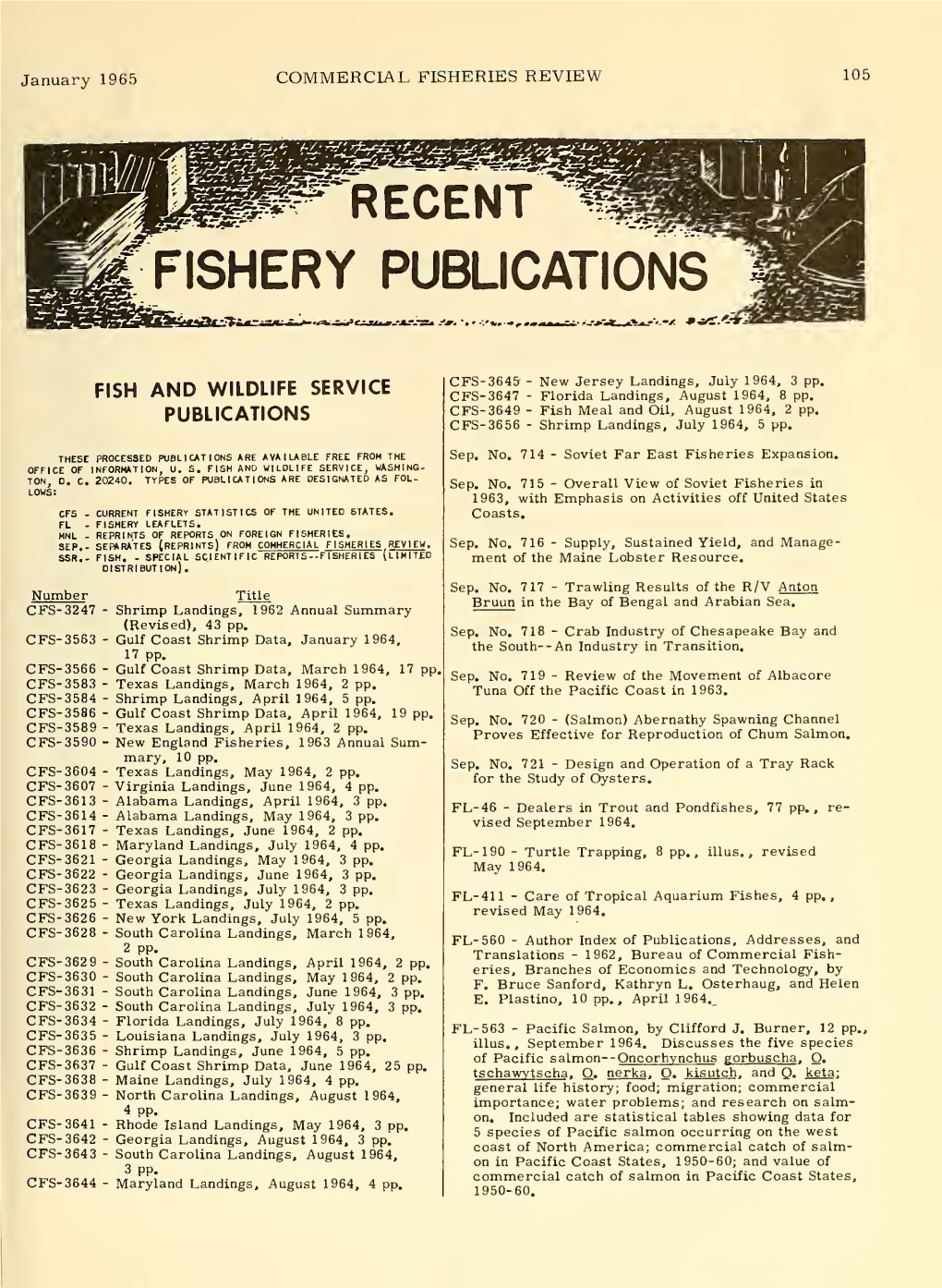 Commercial Fisheries Review 105