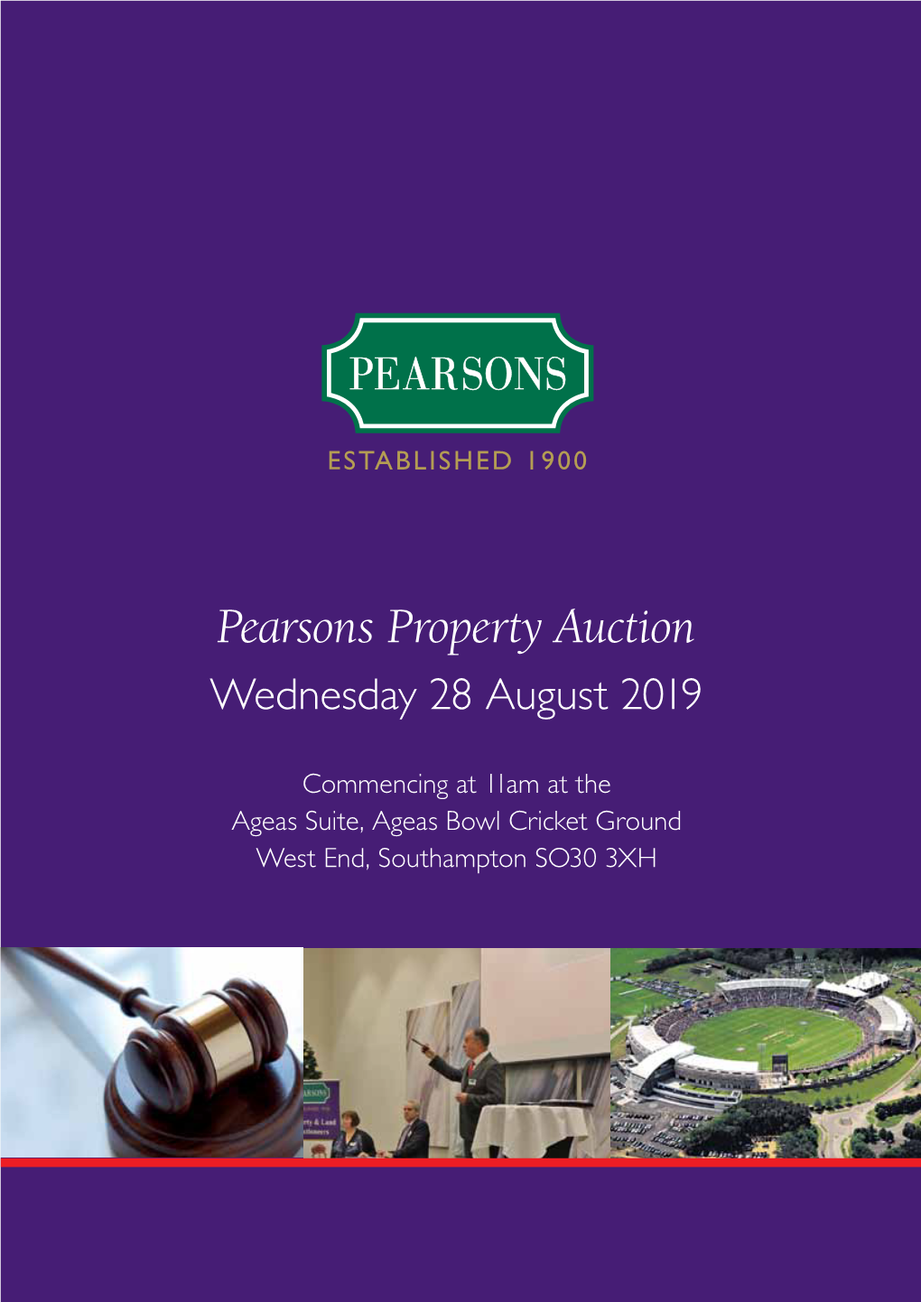 Pearsons Property Auction Wednesday 28 August 2019