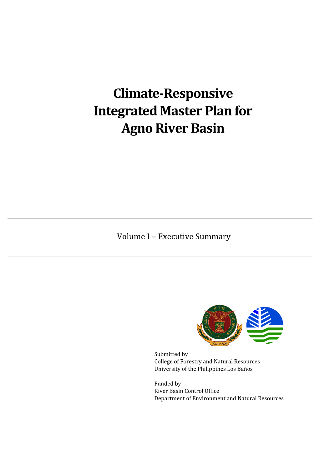 Agno River Basin Executive Summary