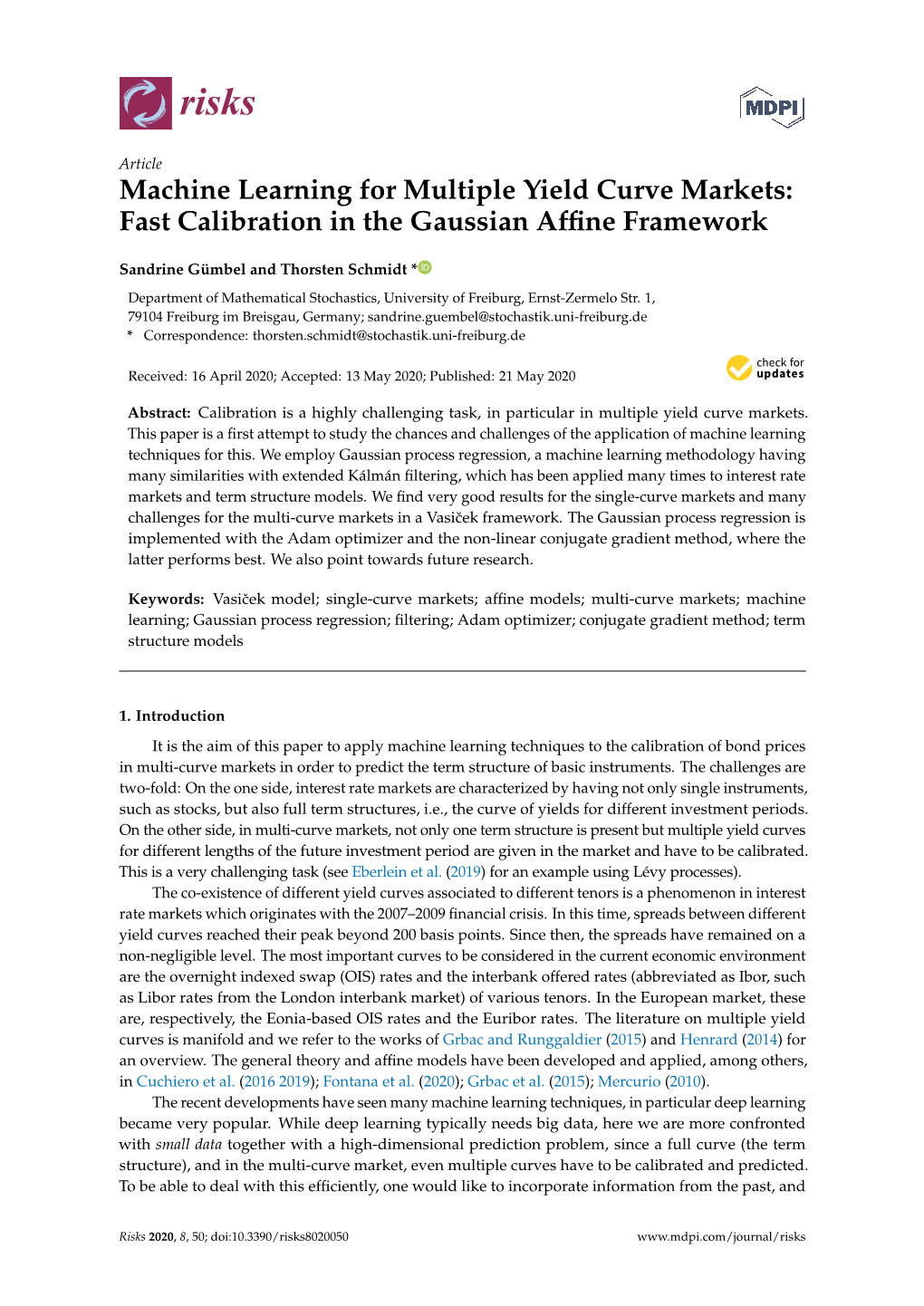 Machine Learning for Multiple Yield Curve Markets: Fast Calibration in the Gaussian Afﬁne Framework