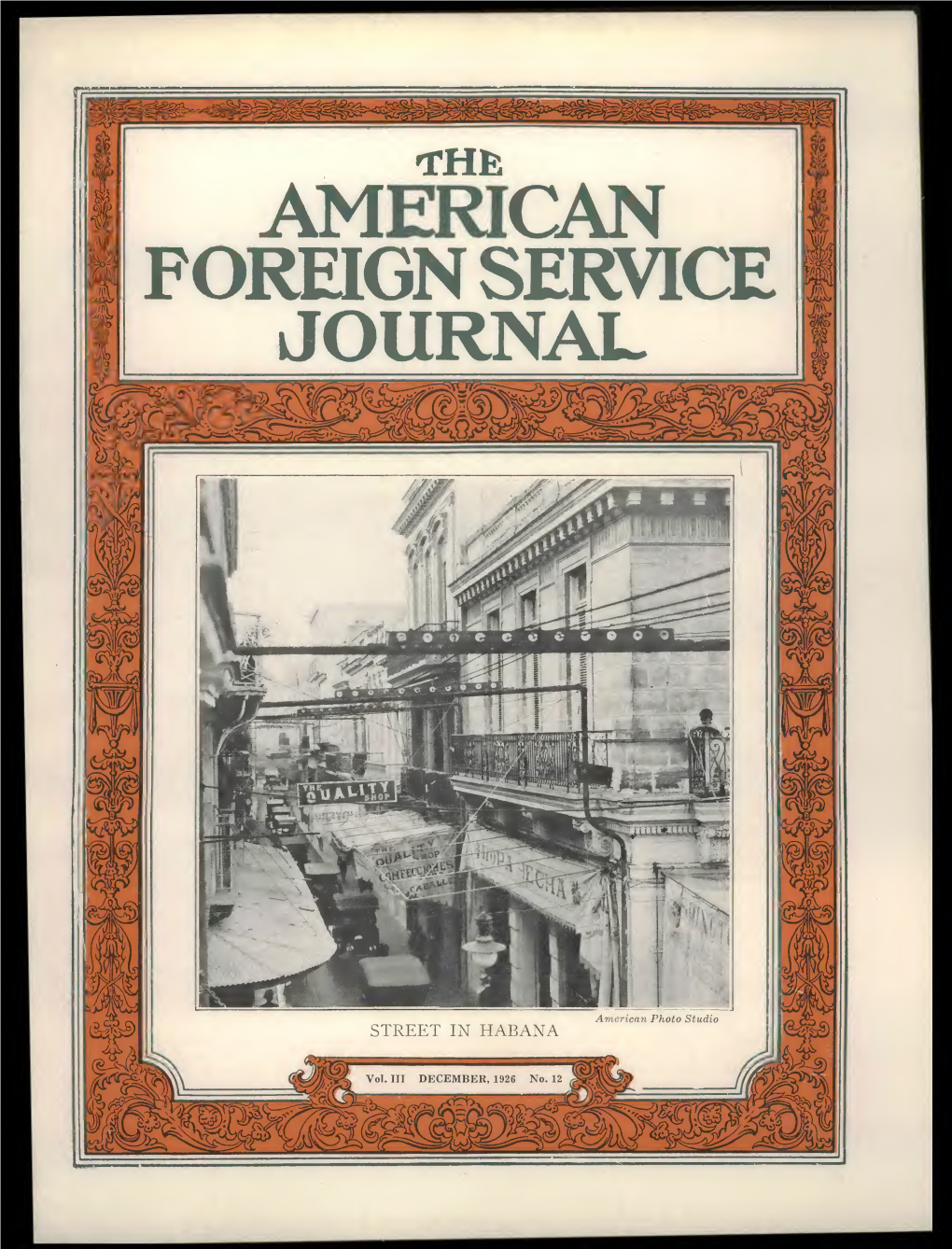 The Foreign Service Journal, December 1926