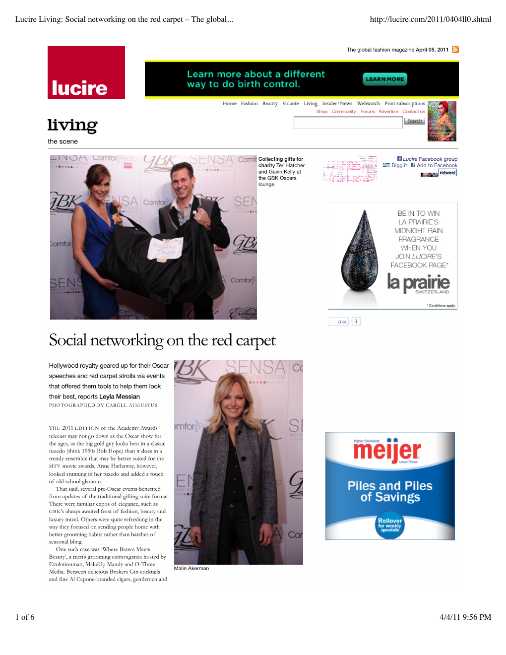 Social Networking on the Red Carpet – the Global Fashion Magazine