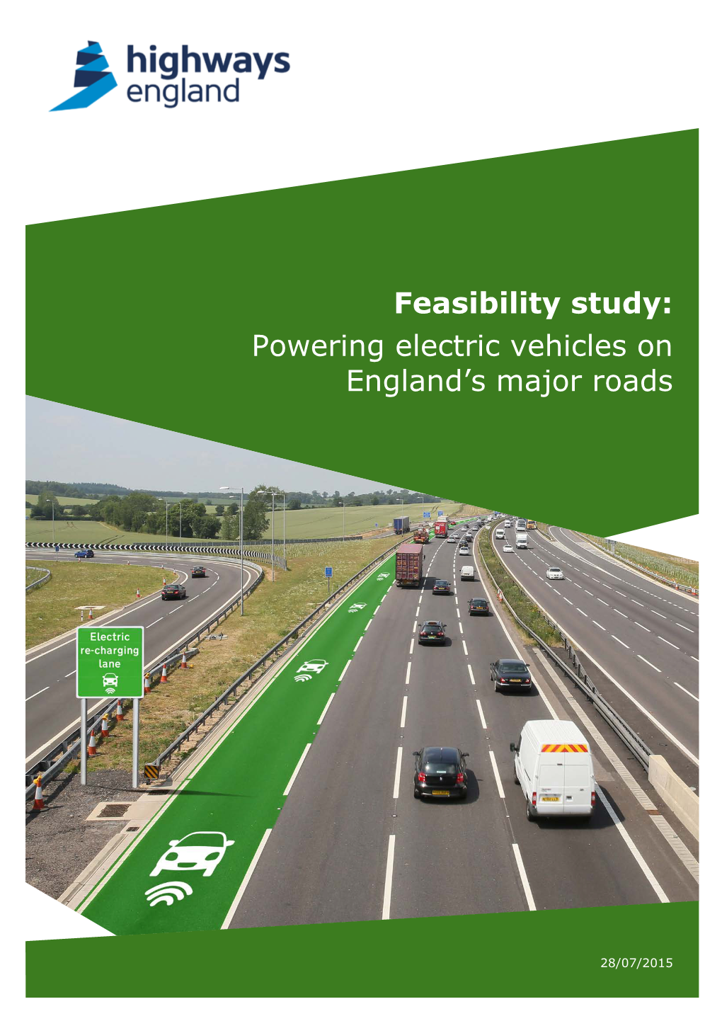 Feasibility Study: Powering Electric Vehicles on England's Major Roads