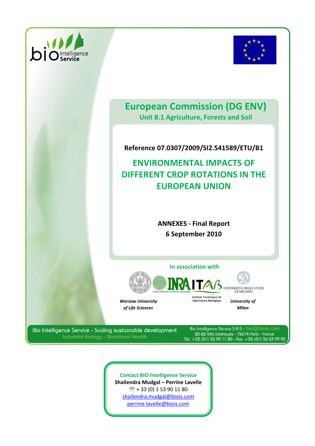 BIO Crop Rotations Final Report Annexes.Pdf