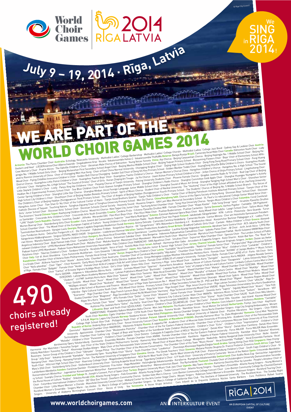 We Are Part of the World Choir Games