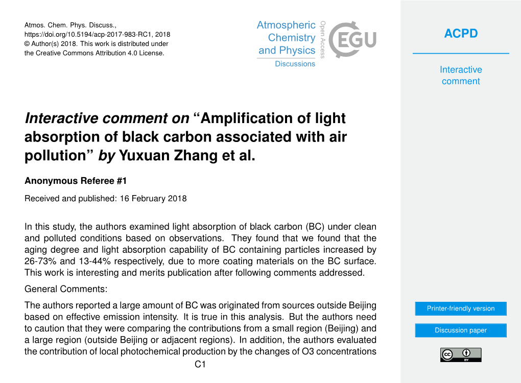 Interactive Comment on “Amplification of Light Absorption of Black Carbon