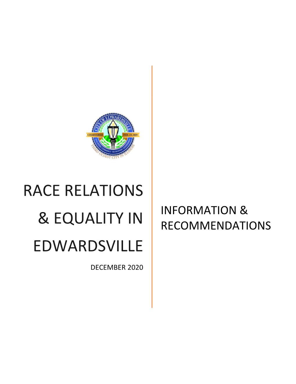 Race Relations & Equality in Edwardsville